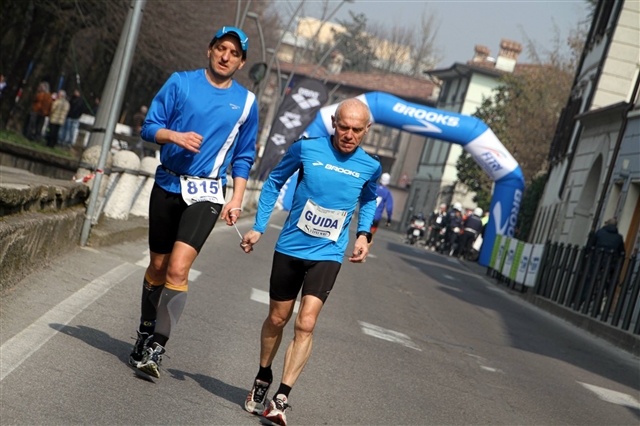Alberto e Claudio arrivo  duathlon